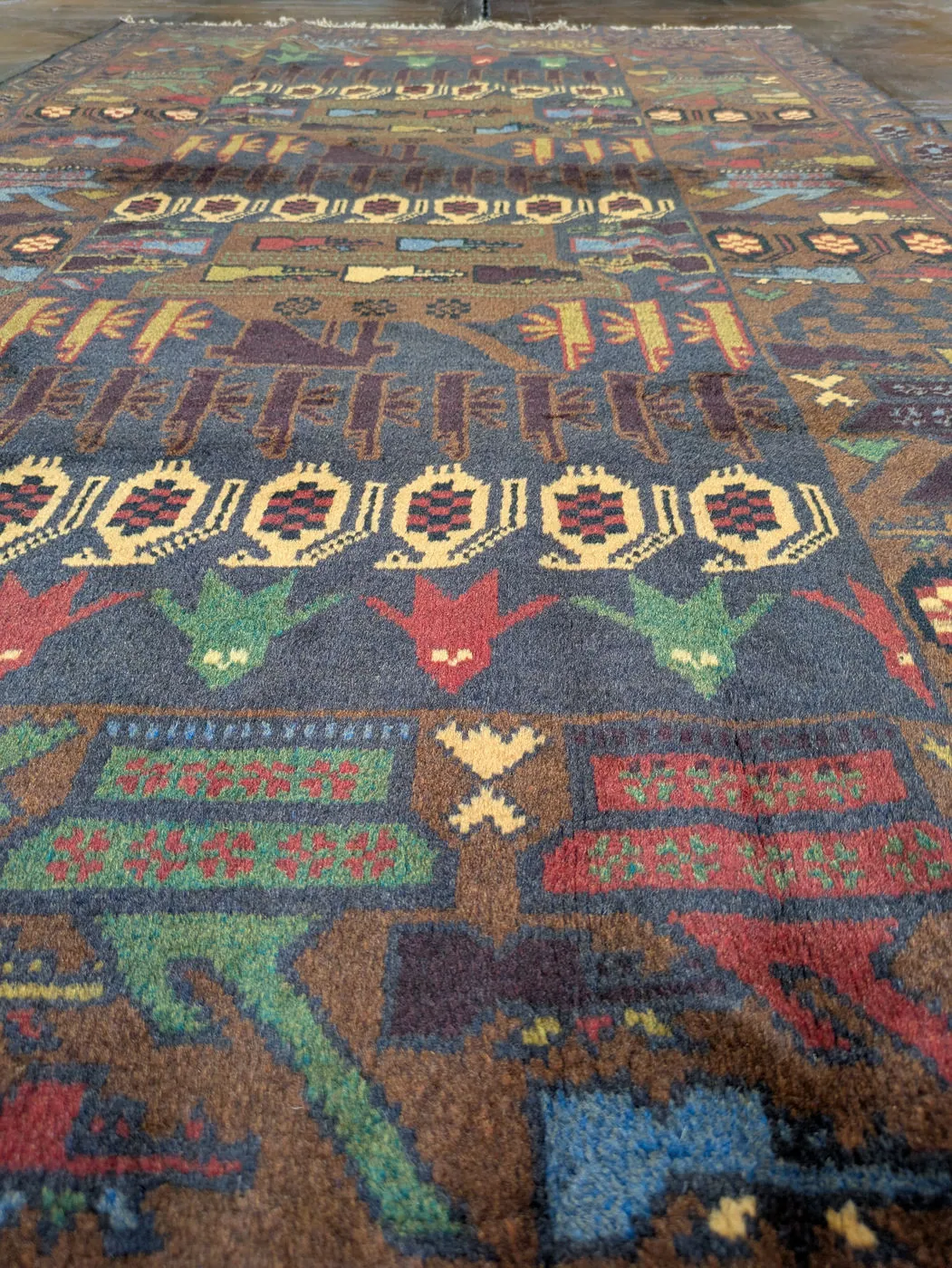War Rug #2115, 207 x 113 cm, photo 2 of 8