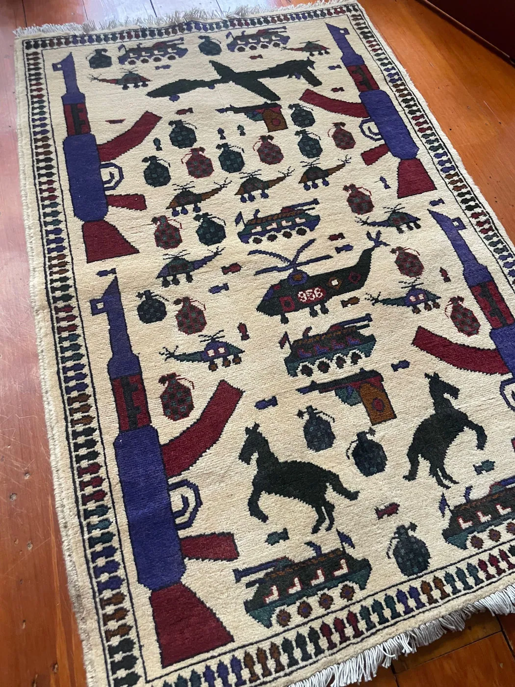 Afghan Rug #774, 128 x 83 cm, photo 8 of 9