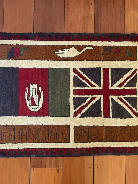 Afghan Rug #913, 80 x 61 cm