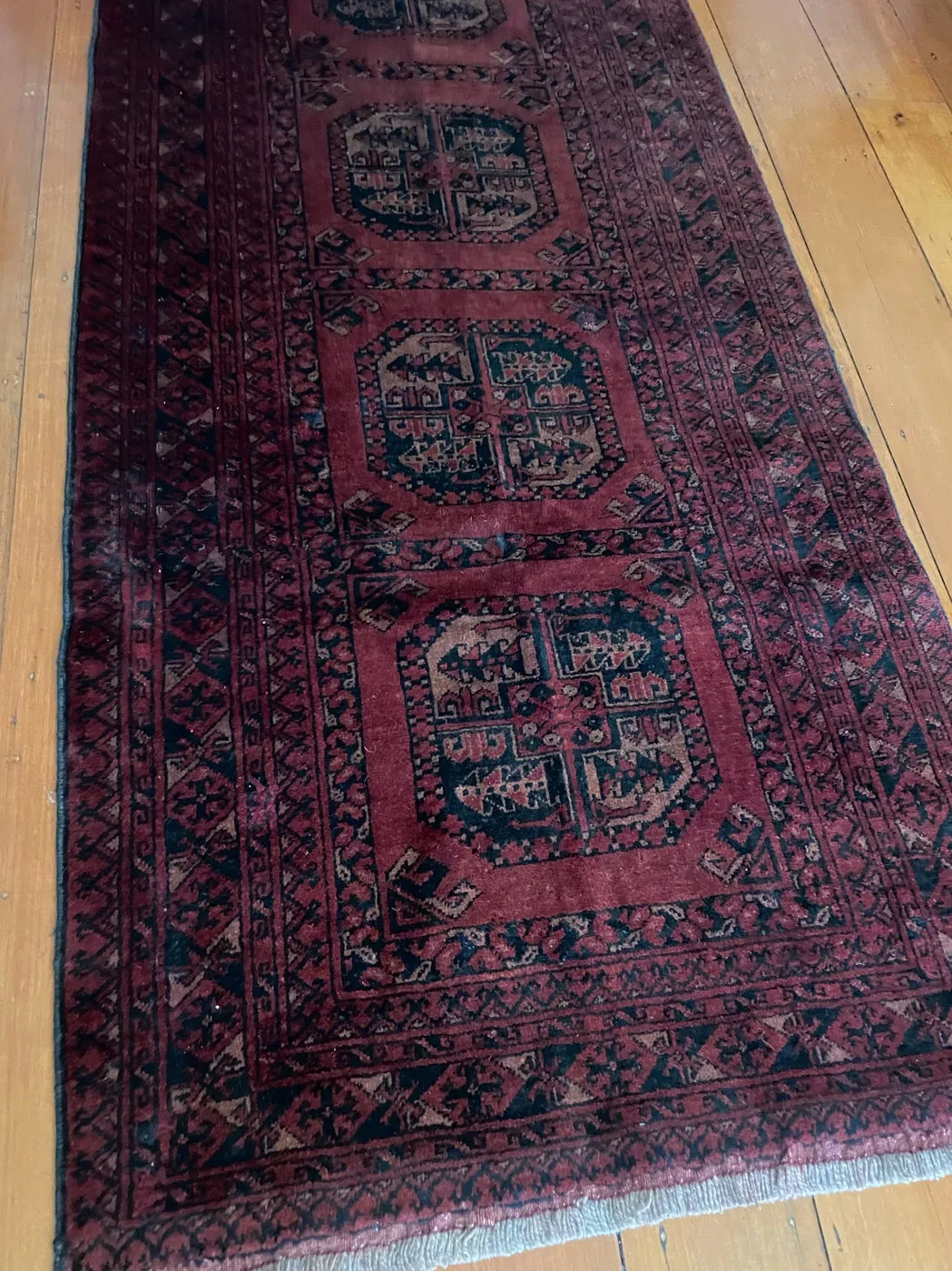 Afghan Rug #867, 281 x 84 cm, photo 3 of 12