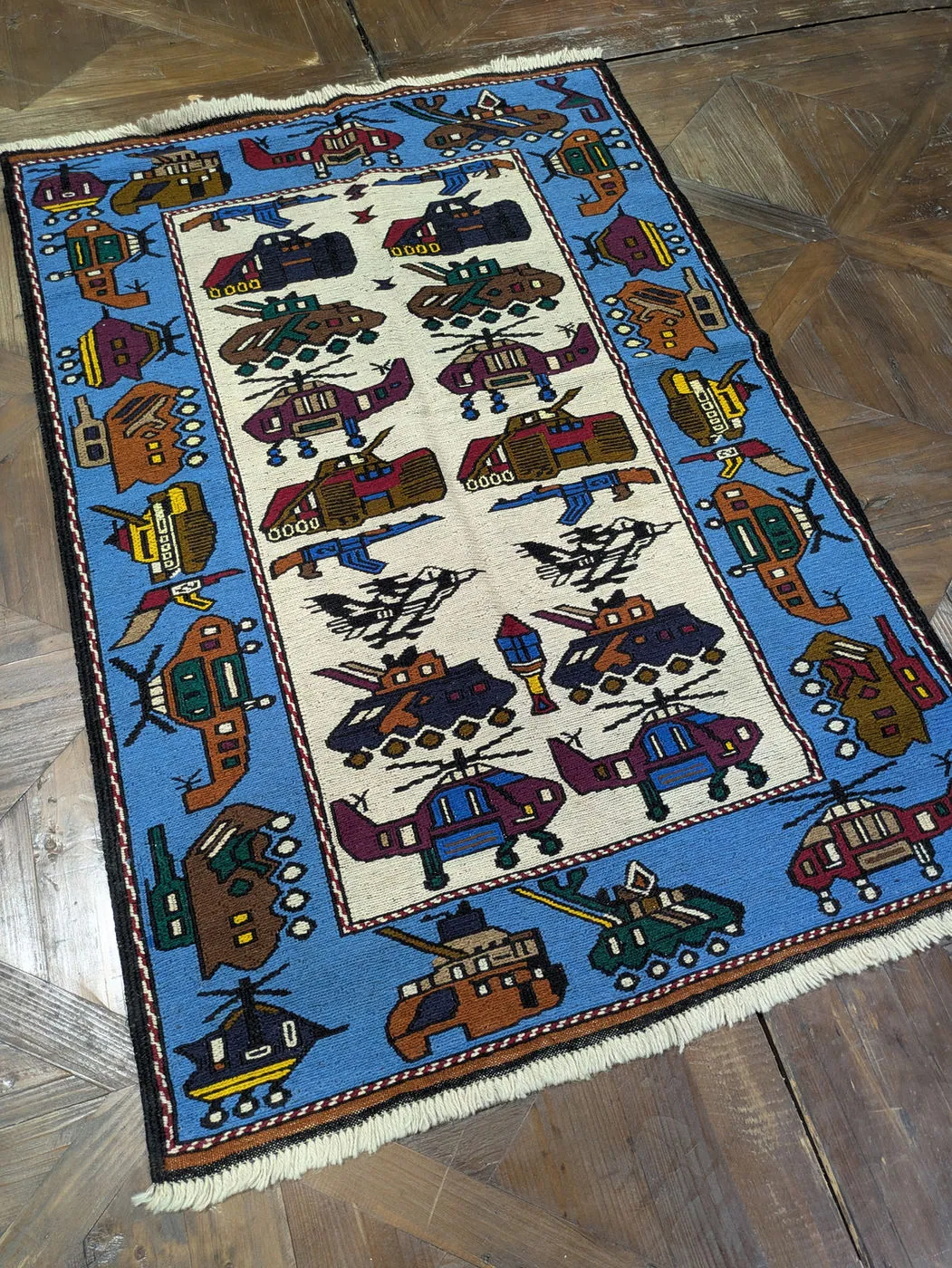 War Rug #2123, 145 x 95 cm, photo 2 of 8