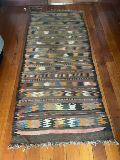 Kilim Rug #833, 289 x 125 cm