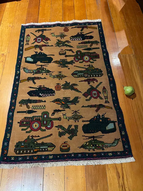 Afghan Rug #970, 155 x 98 cm