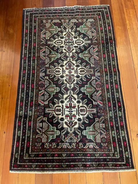 Afghan Rug #870, 193 x 112 cm