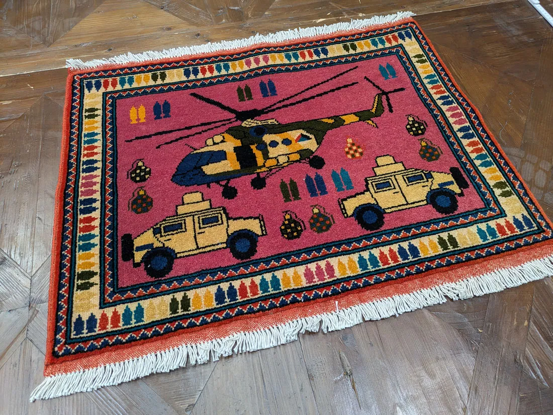 War Rug #2025, 82 x 68 cm, photo 2 of 8