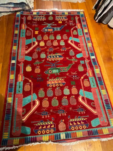Afghan Rug #927, 203 x 124 cm