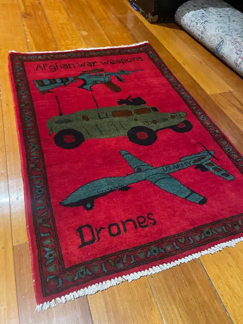 War Rug #999, 115 x 78 cm