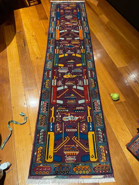 Runner Rug #972, 317 x 69 cm