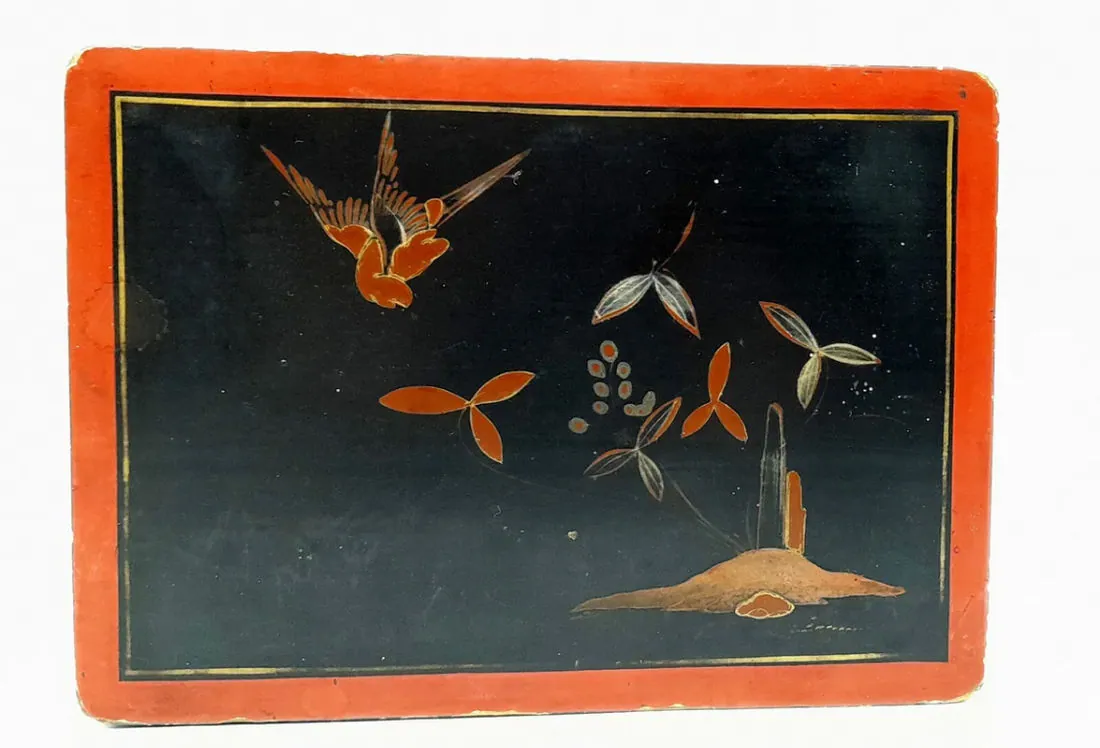 Antique Meiji Period Japanese Jewellery box (sizes in pics), photo 13 of 15