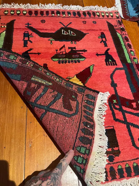 Afghan Rug #921, 86 x 68 cm