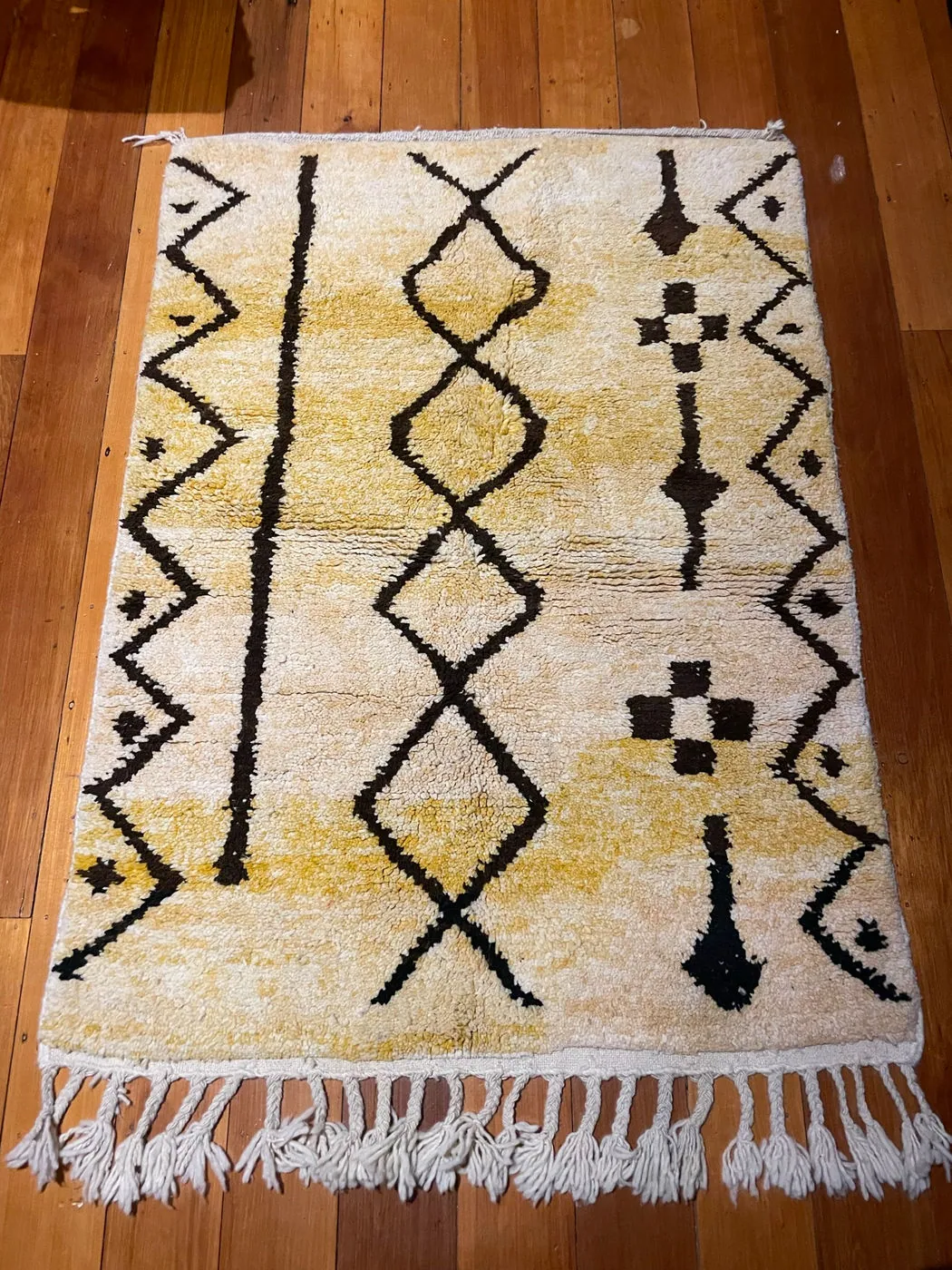 Criss Cross, Large Authentic Premium Beni Ourain Moroccan Rug, 165 x 115 cm, photo 12 of 12