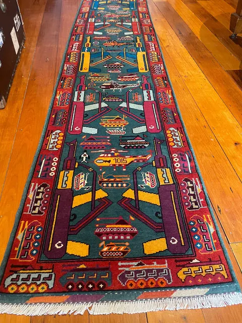 Runner Rug #994, 317 x 69 cm
