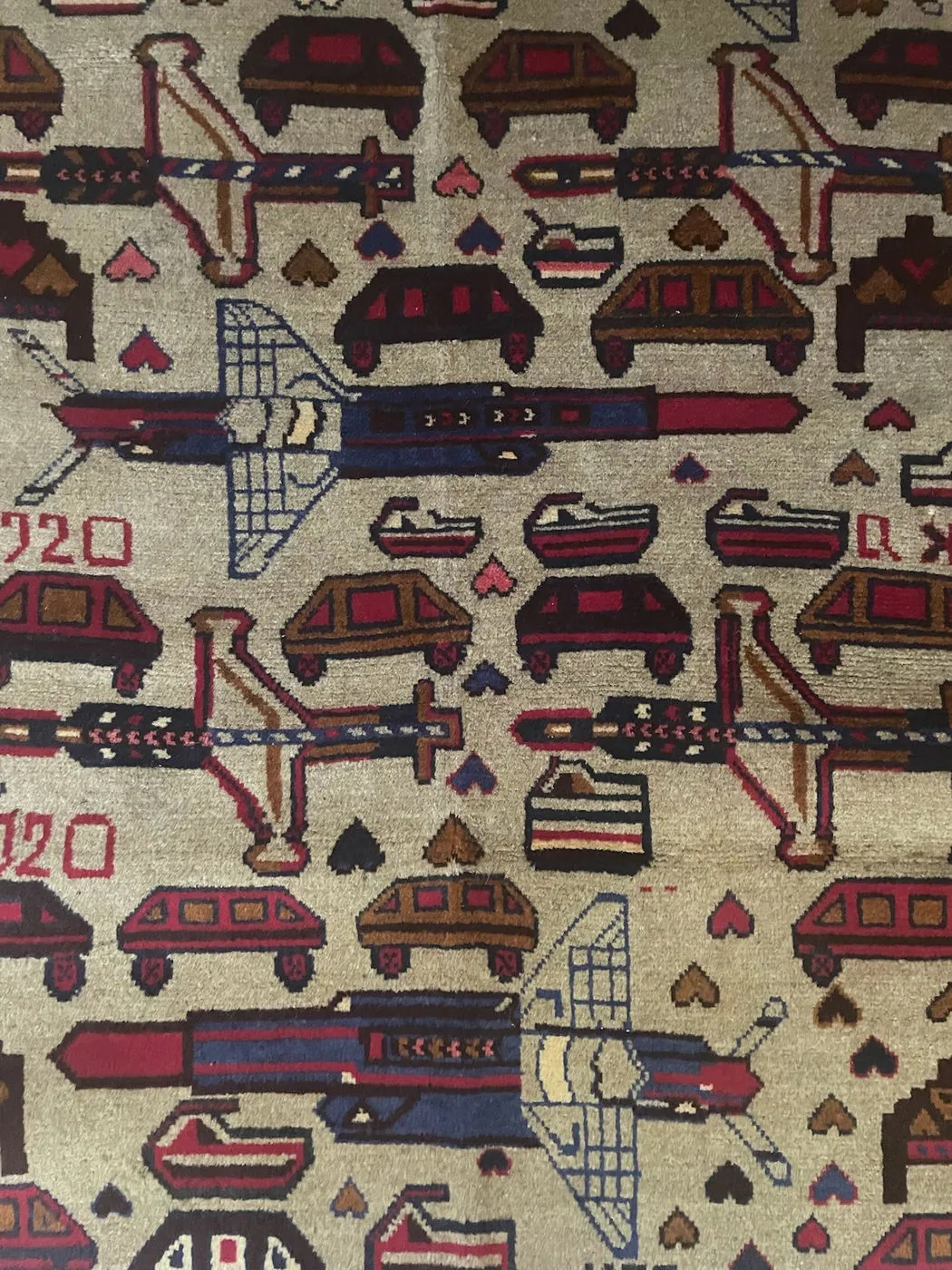 Afghan Rug #1077, 139 x 89 cm, photo 3 of 8