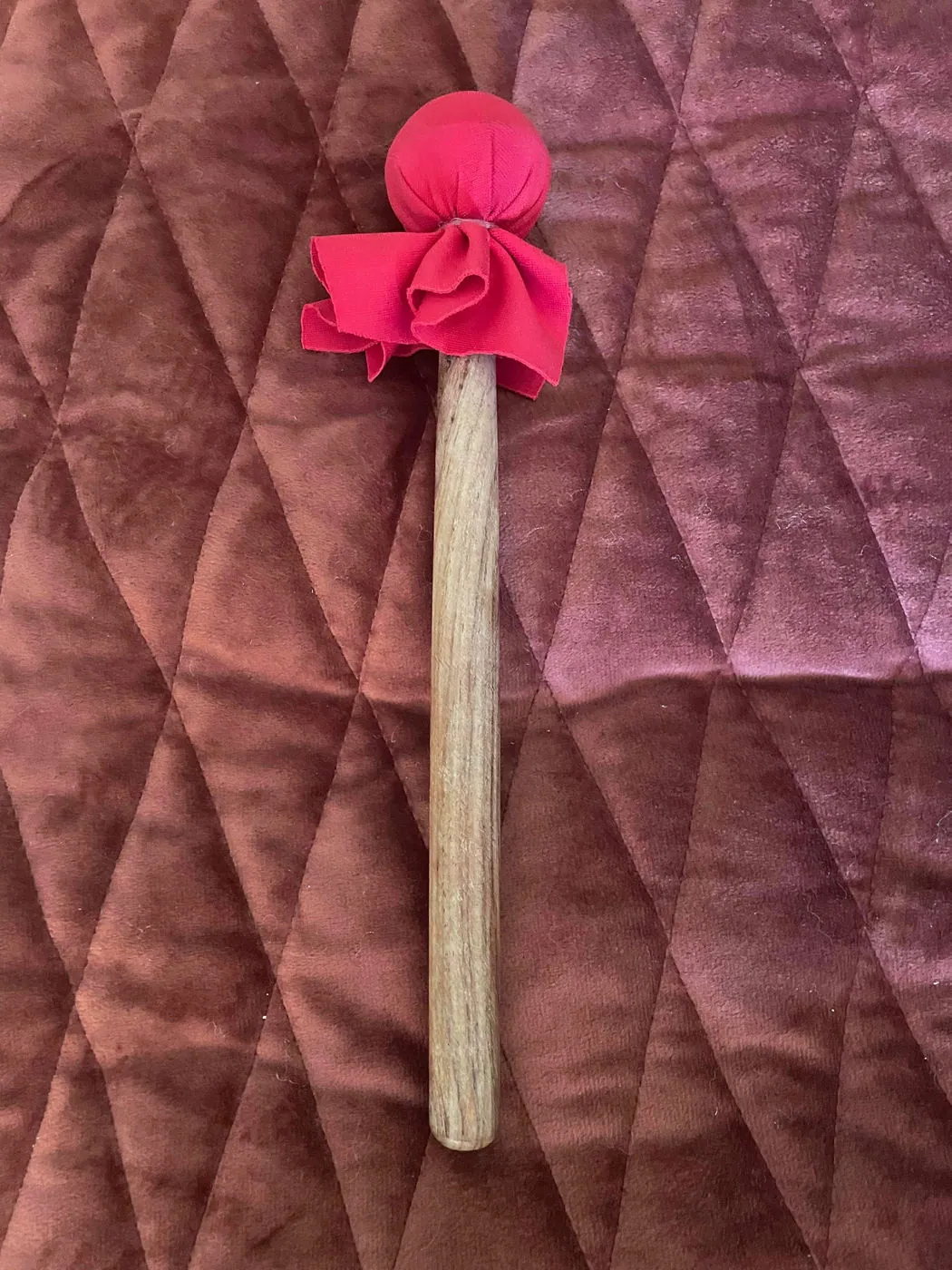 Vietnamese gong with Mallet, 20 x 20 cm, photo 6 of 8