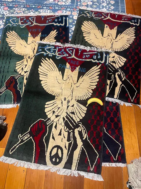 Large Free Palestine rug, 125 x 80 cm