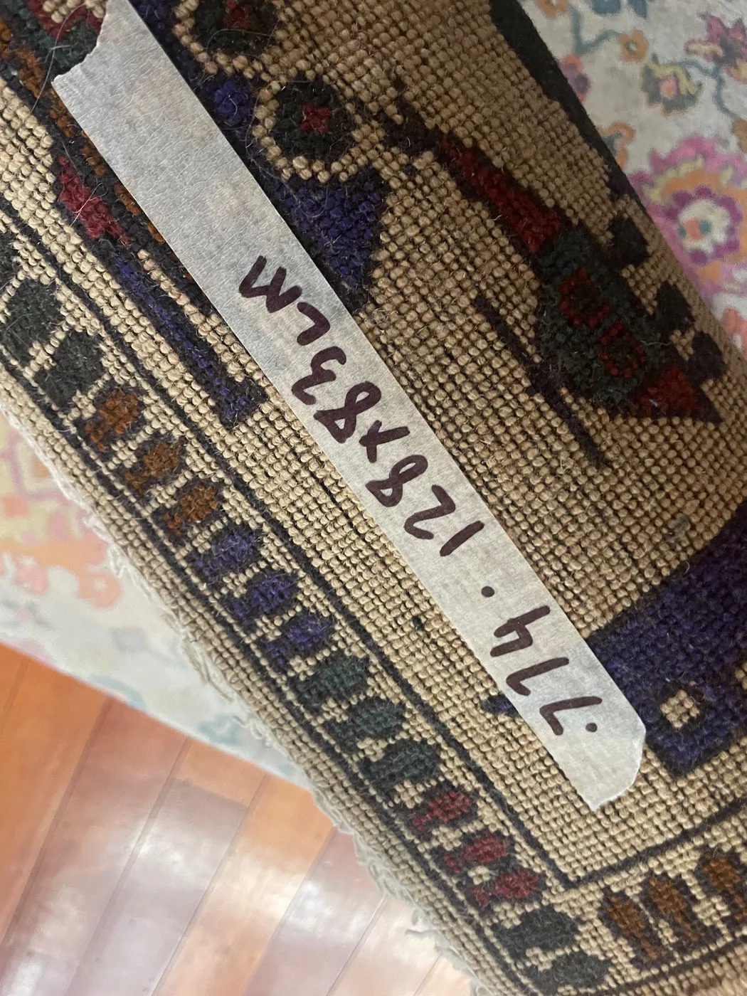 Afghan Rug #774, 128 x 83 cm, photo 9 of 9
