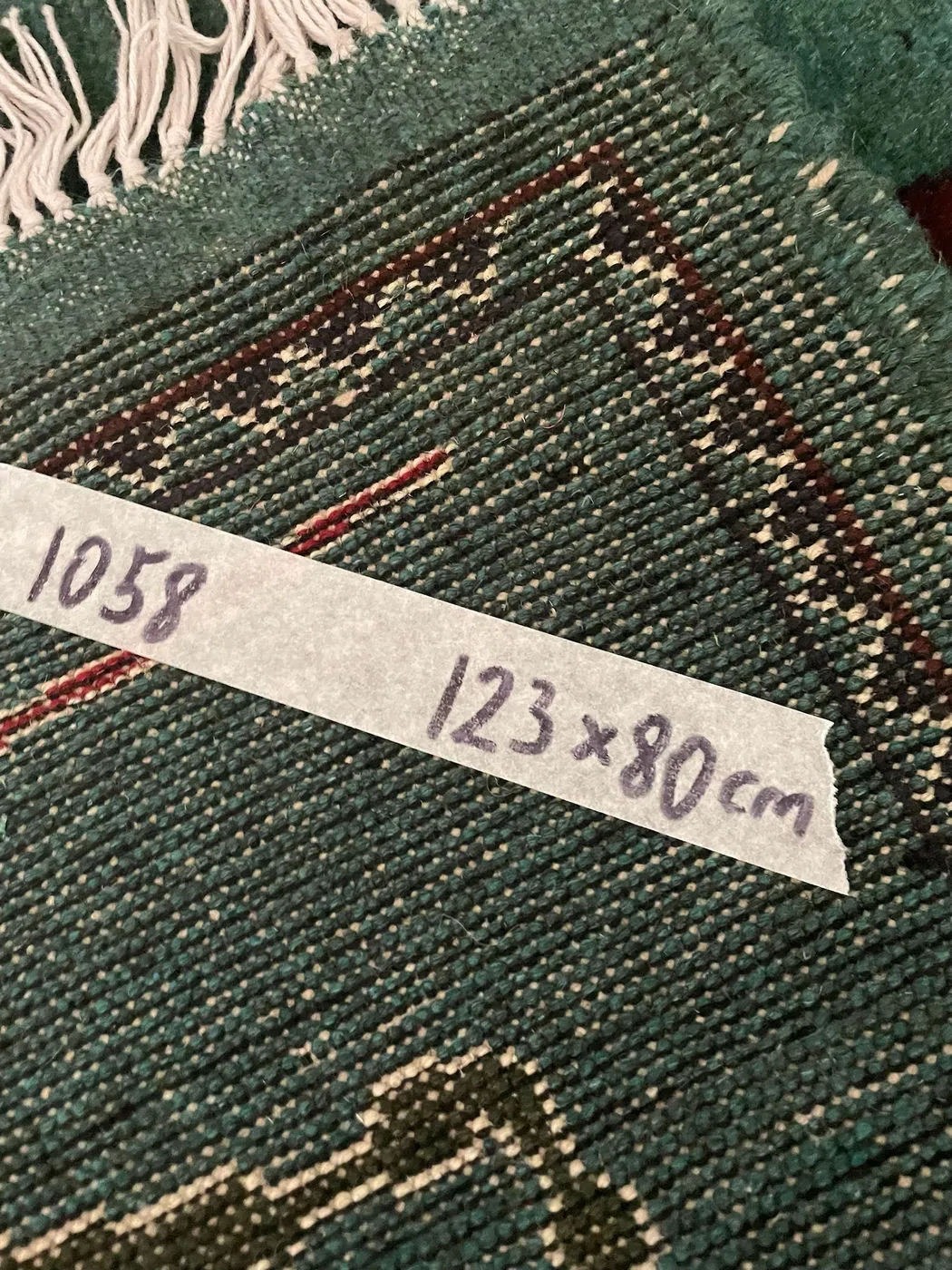 Afghan Rug #1058, 123 x 80 cm, photo 8 of 8