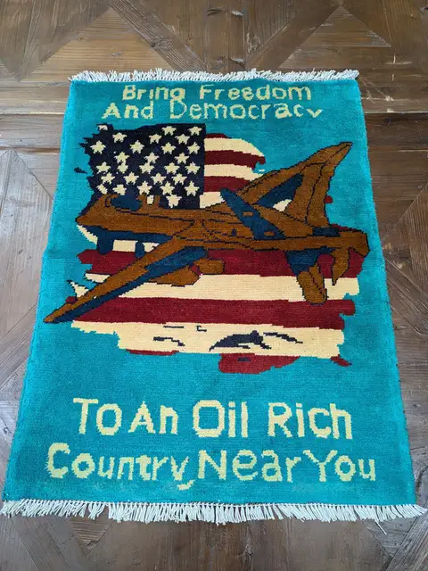 War Rug #2003, 80 x 65 cm