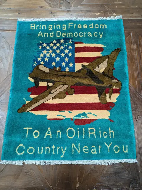 Sold: War Rug #2006, 80 x 65 cm
