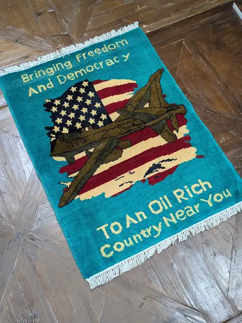 War Rug #2011, 80 x 59 cm