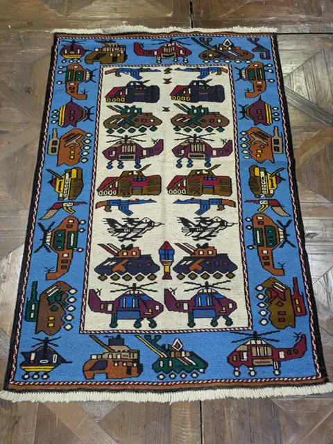 War Rug #2123, 145 x 95 cm